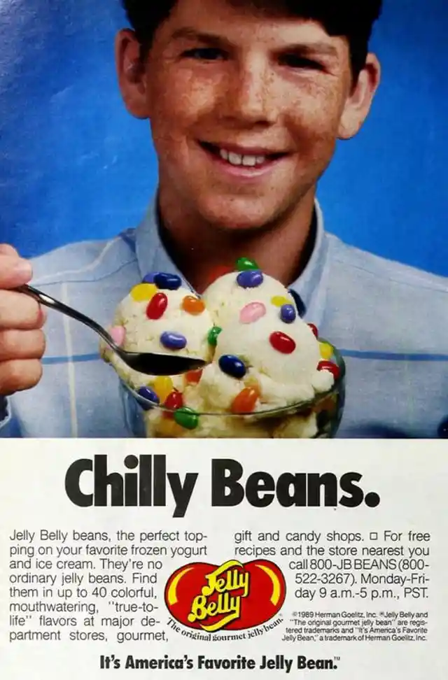 Fantastic Ad For Jelly Belly Candy Beans!