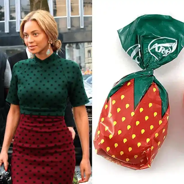 Beyonce as a Strawberry Candy