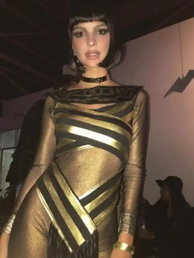 Emily Ratajkowski as Cleopatra