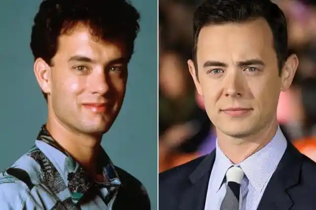 Tom Hanks and Colin Hanks — Age 25