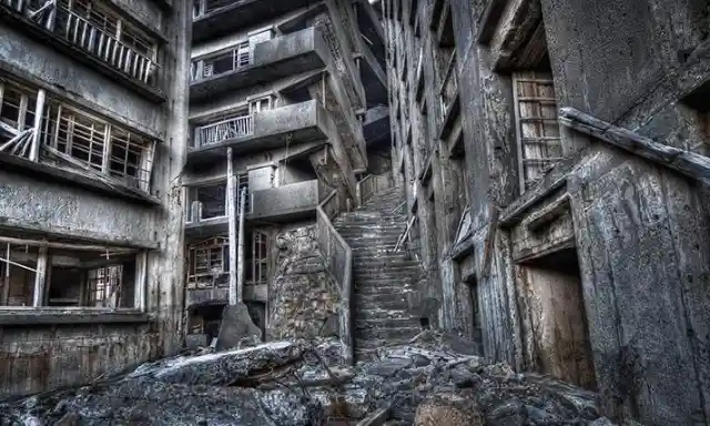 Abandoned Coal Mining Town - Hashima Island, Japan