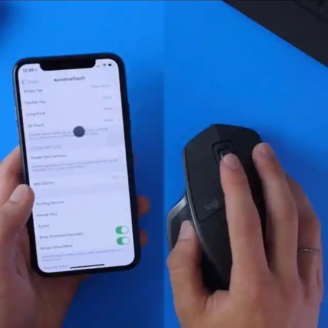 Use a mouse with your iPhone