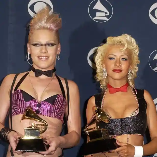 Pink and Christina Aguilera