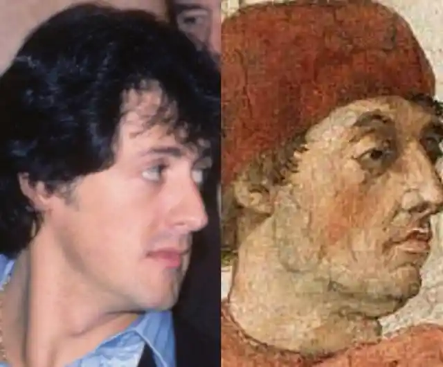 11. Sylvester Stallone And Pope Gregory IX
