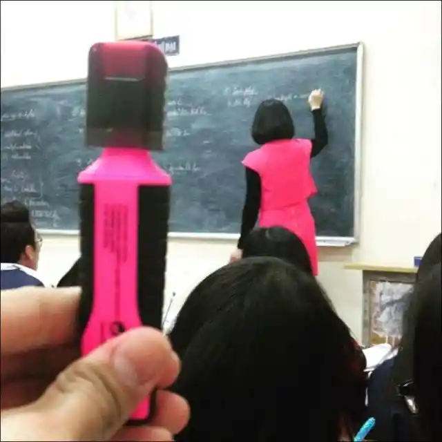 Teacher and Highlighter