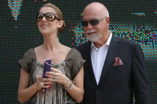 Celine Dion and Rene Angelil