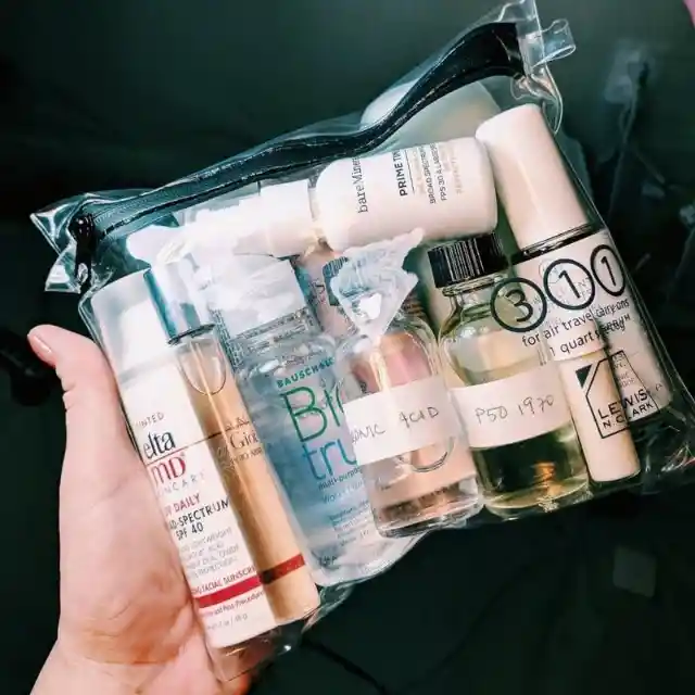 Easy Carry-On Cosmetics