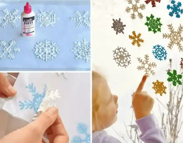 Colored Glue and your Creative Hands