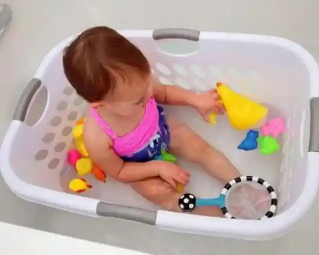 Laundry Basket Playpen