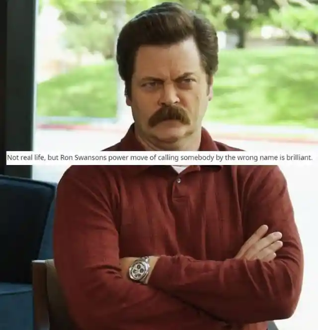 Ron Swanson’s Power Move