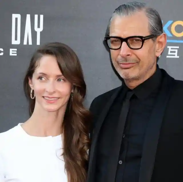 Emilie Livingston and Jeff Goldblum