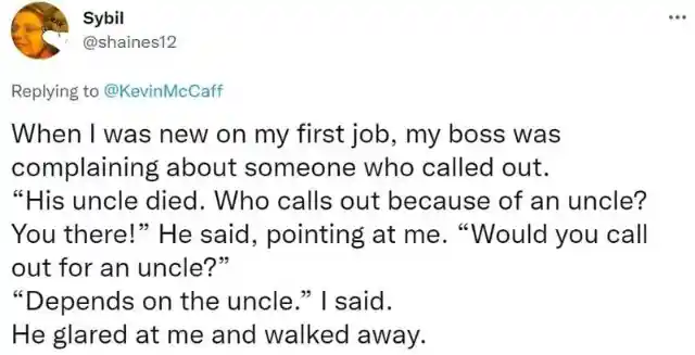 Say Uncle!