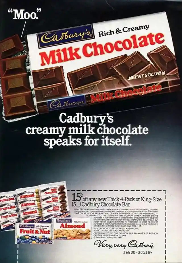 This Is How Cadbury Dairy Milk Chocolate Appeared In The Past