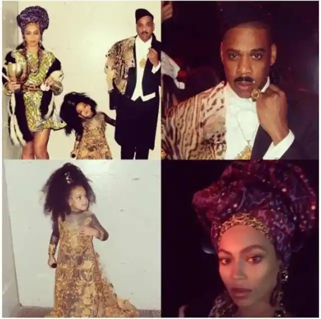 Beyonce, Jay Z, and Blue Ivy as Coming To America