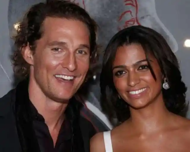 Camila Alves and Matthew McConaughey (14 Years)