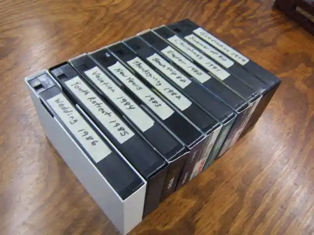 VHS Tapes Of Random Home Movies