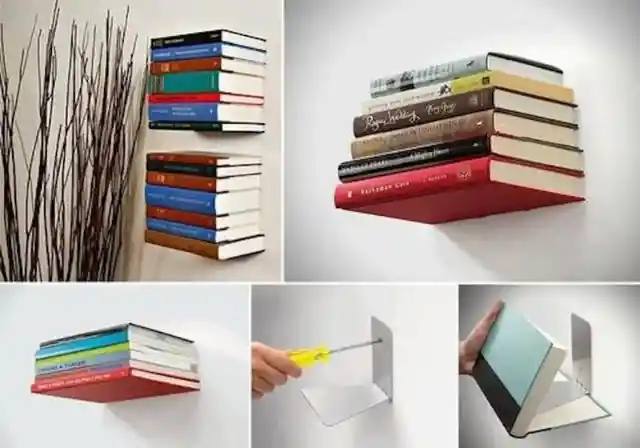 Floating Bookshelves