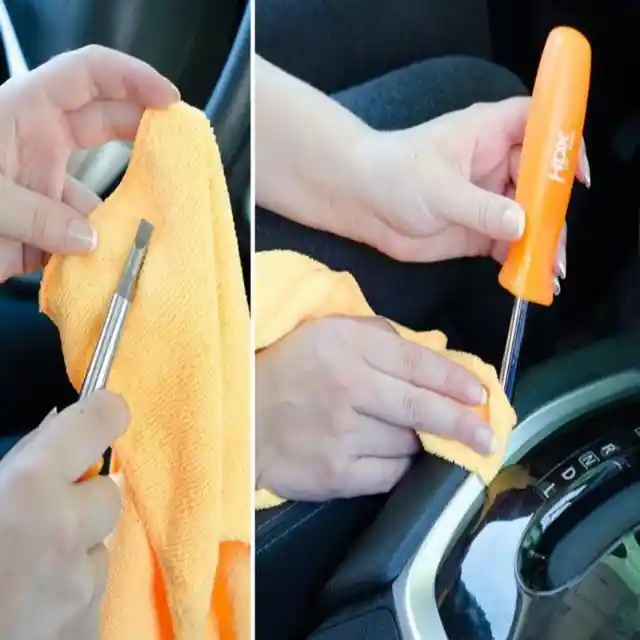 Clean Hard-to-Reach Crevices With A Screwdriver