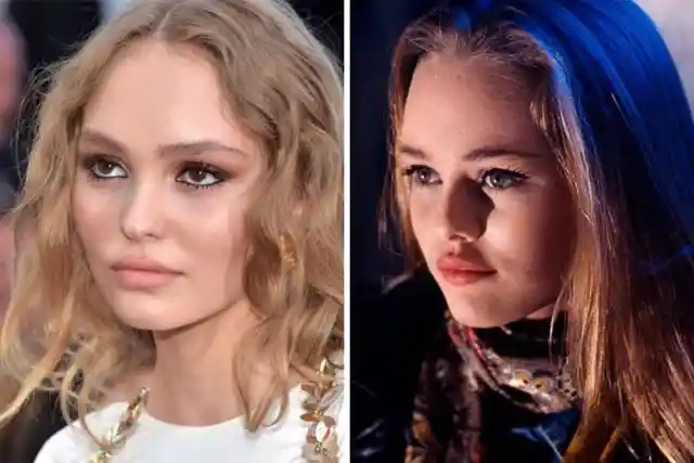 Lily-Rose Depp and Vanessa Paradis at 18