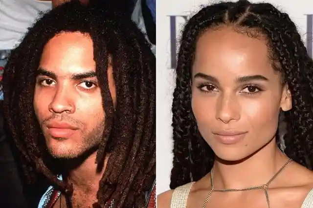 Lenny Kravitz and Zoë Kravitz — Age 26