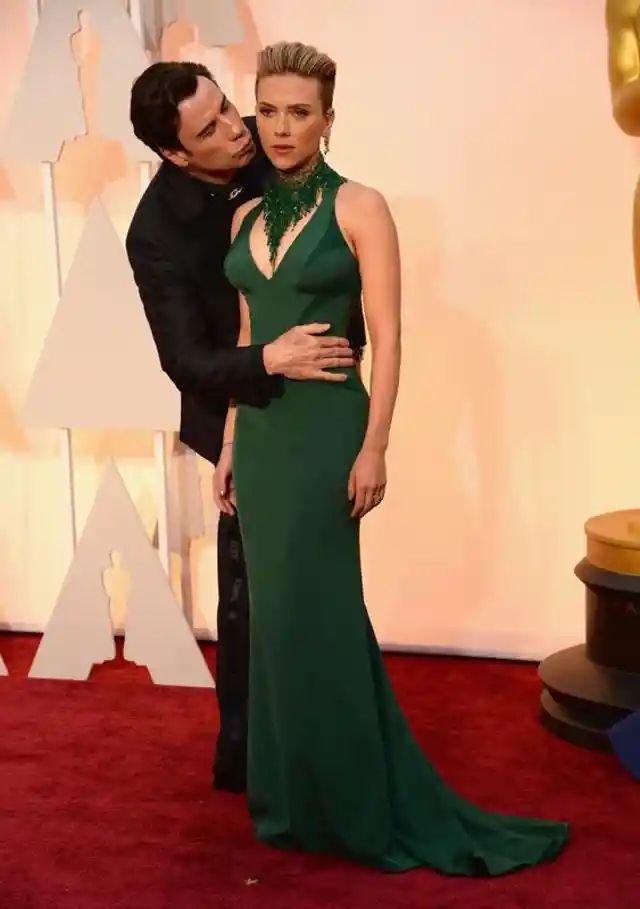 The 2015 Oscars were awkward for John Travolta