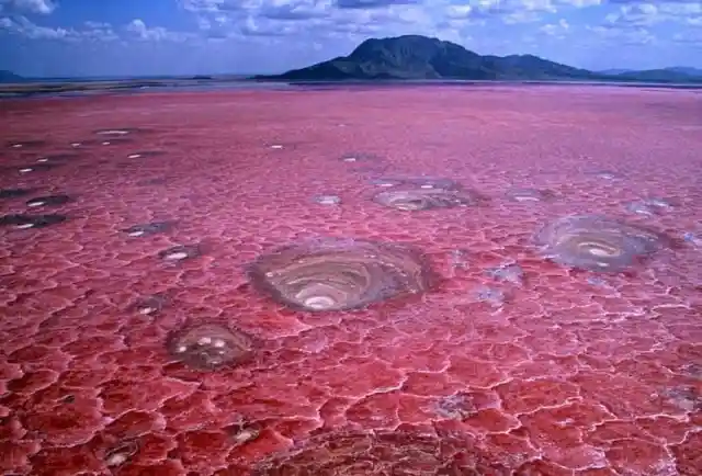 Lake Natron in Tanzania