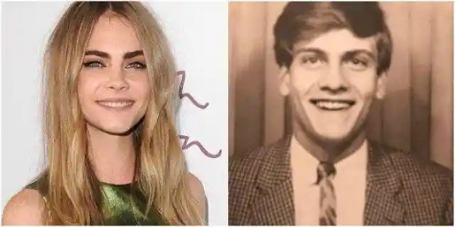 Cara Delavigne and Charles Delavigne at 20