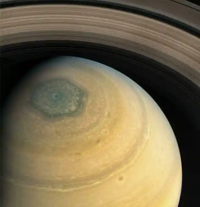 Saturn's the North Pole