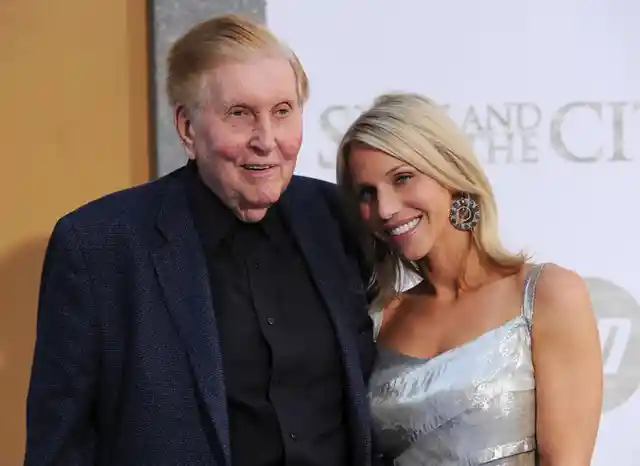 Malia Andelin and Sumner Redstone