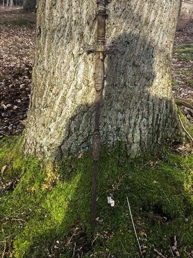 Buried Medieval Sword