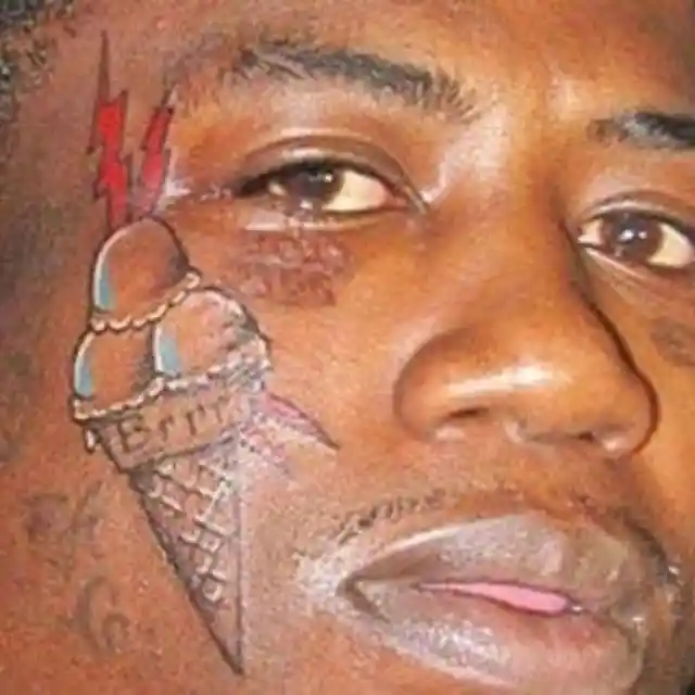 Cool Face Tattoo