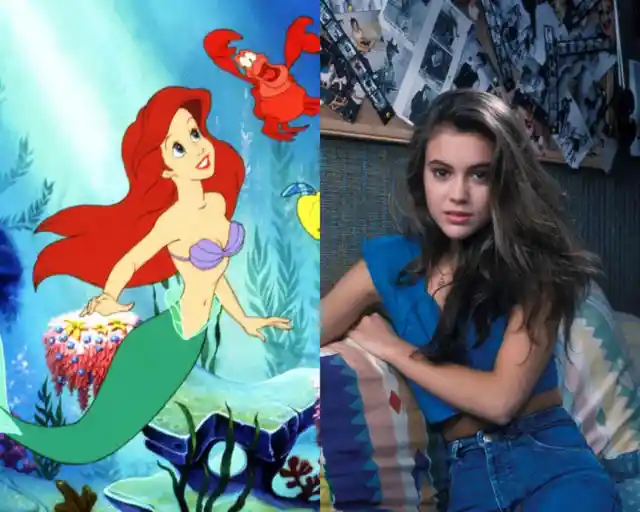 Alyssa Milano Inspired the Little Mermaid’s Look