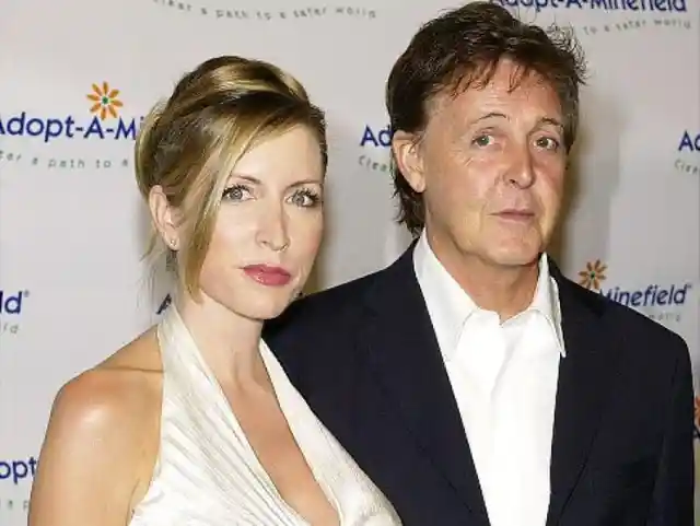 Sir Paul McCartney and Heather Mills