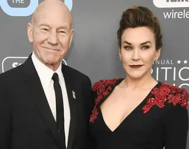 Patrick Stewart and Sunny Ozell (38 Years)