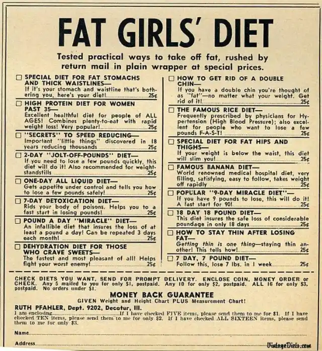 "Fat Girls' Diet"