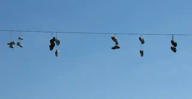 Shoes On Power Line 