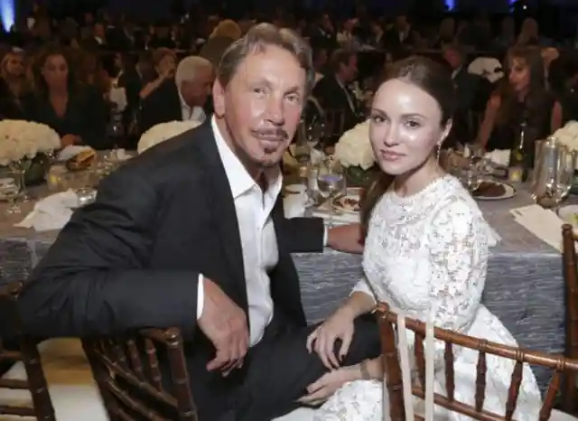 Nikita Kahn and Larry Ellison