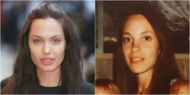 Angelina Jolie and Marcheline Bertrand at 25