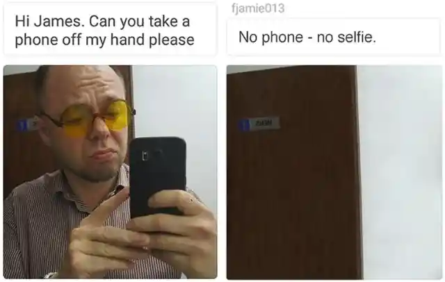 No Phone, No Selfie