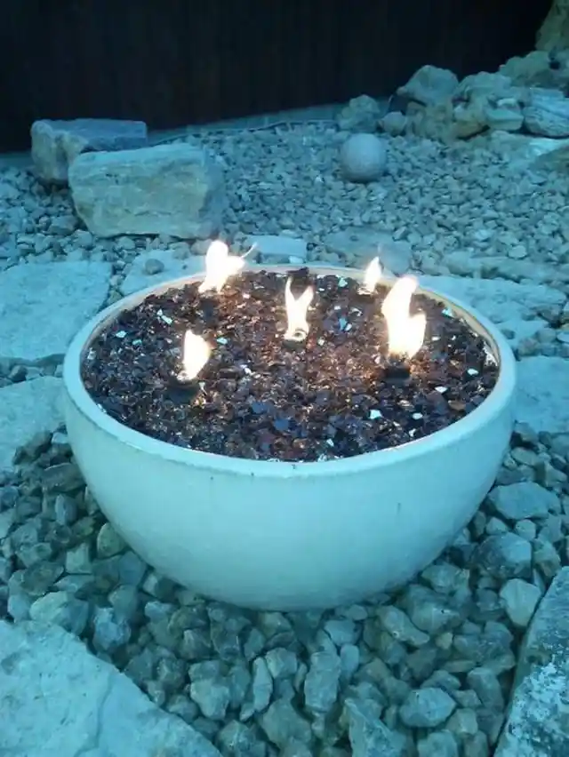 DIY Planter Fire Pit