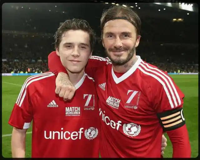 David Beckham & Brooklyn