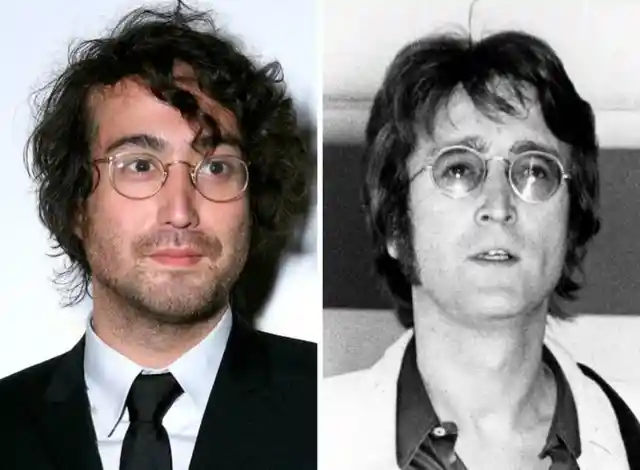 Sean and John Lennon at 31