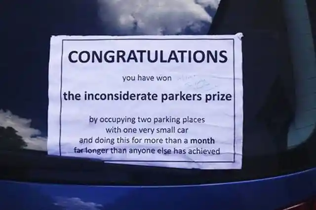 The Inconsiderate Parkers Prize