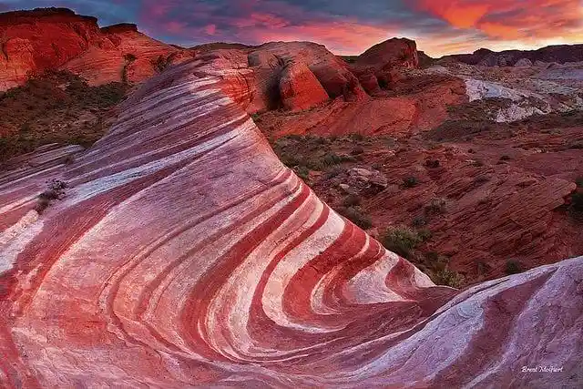 The Candy Cane Mountains in Azerbaijan