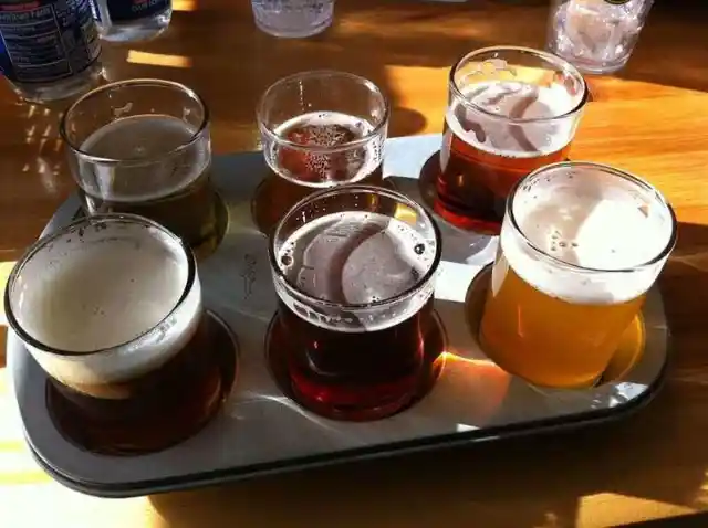 Muffin Trays as Beer Holders