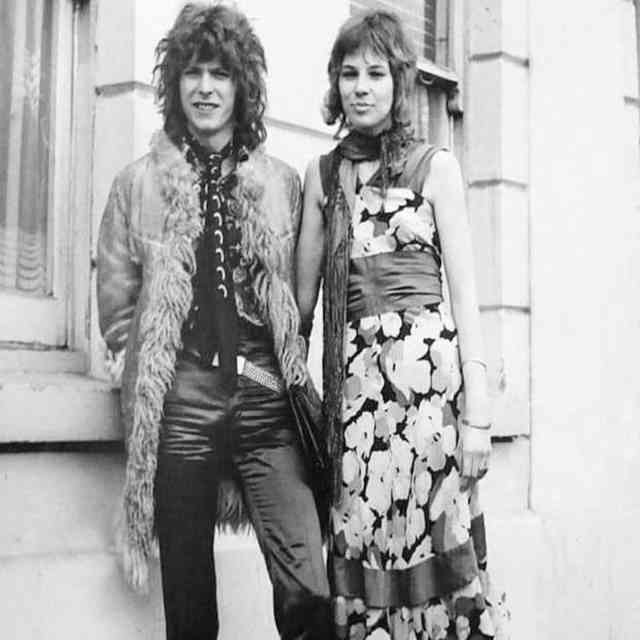 David Bowie and Angelina Barnett (1970)