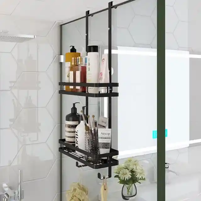 Mount The Shower Caddy On Glass Shower Walls