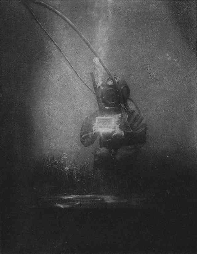 The First Underwater Portrait