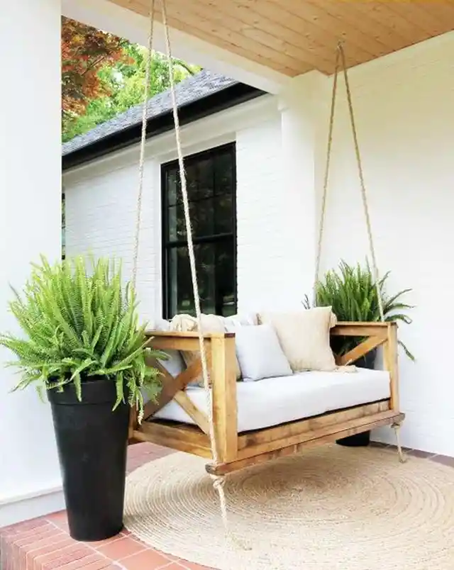 A Swing In Porch