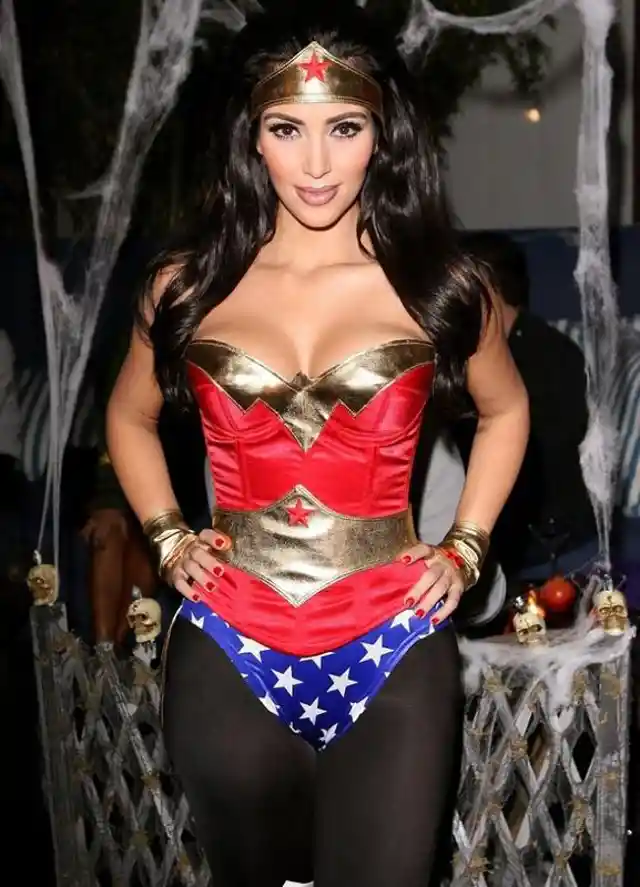 Kim Kardashian as Wonder Woman